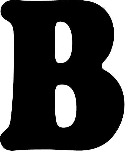 Tarefinhas: Modelos de letras de A a M para mural
