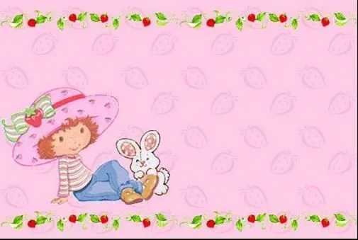 Plantillas de cumpleaños de rosita fresita y sus amigas - Imagui