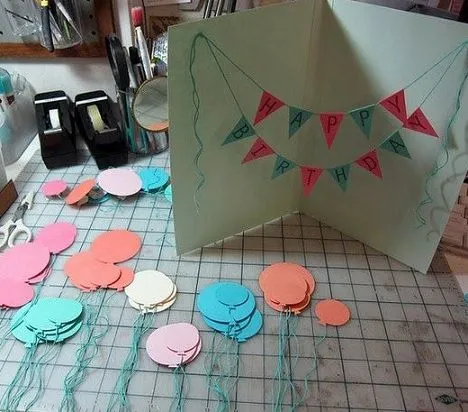 tarjeta-3d-casera-globos- ...