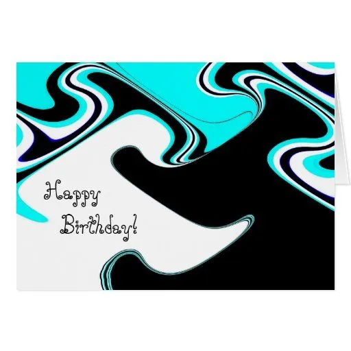 Tarjeta abstracta del feliz cumpleaños del hombre de Zazzle. Tarjeta abstracta del feliz cumpleaños del hombre de Zazzle.