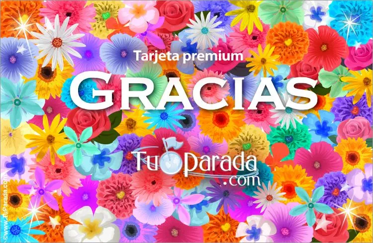 Tarjeta para agradecer, Gracias, tarjetas