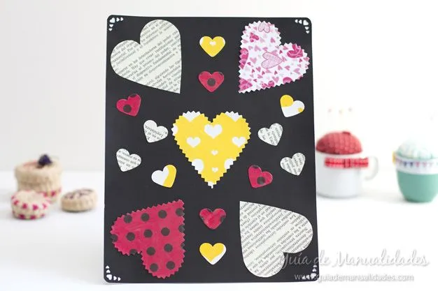 Tarjeta de amor que brilla en la oscuridad - Guía de MANUALIDADES Tarjeta de amor que brilla en la oscuridad - Guía de MANUALIDADES