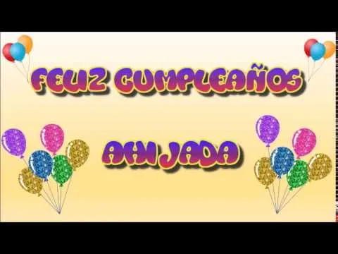 Tarjeta Animada de Cumpleaños para Ahijada - YouTube