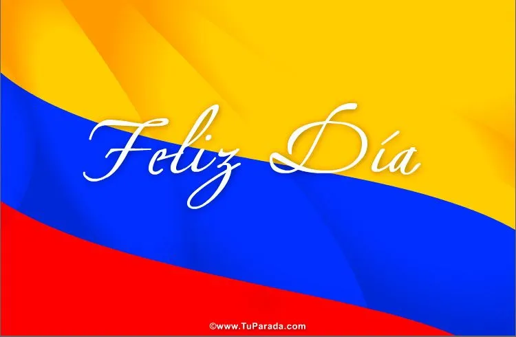 Tarjeta animada para fiestas de Colombia, fechas importantes de ...