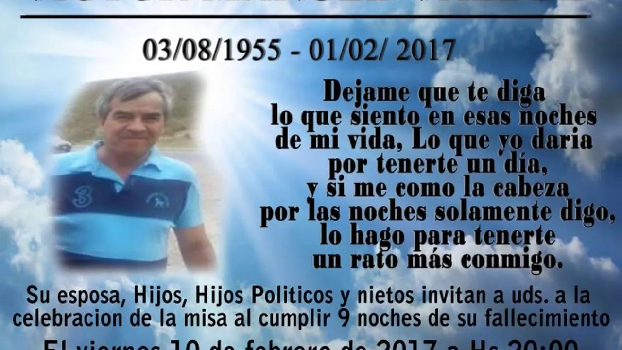 Tarjeta - Aniversario de fallecimiento - YouTube Tarjeta - Aniversario de fallecimiento - YouTube