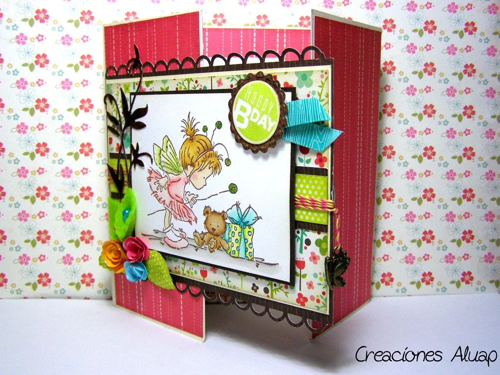 Tarjeta Birthday Fairy | Aprender manualidades es facilisimo.