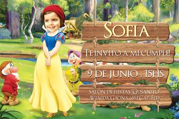 tarjeta de blanca nieves | Piñatas | Pinterest | Blog tarjeta de blanca nieves | Piñatas | Pinterest | Blog