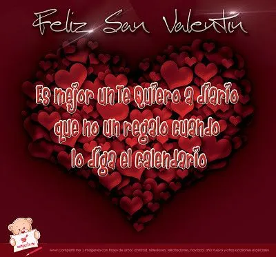 Tarjeta de corazón con frase por el día de San Valentín | Flickr ... Tarjeta de corazón con frase por el día de San Valentín | Flickr ...