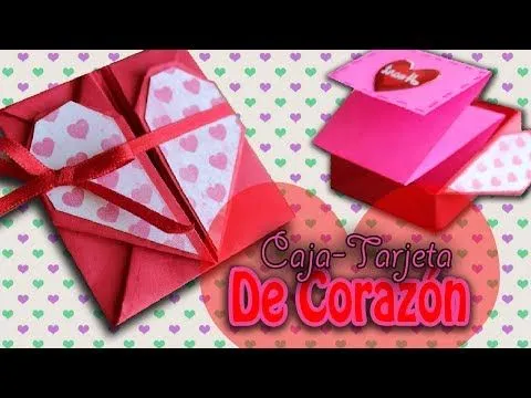 Como hacer una tarjeta de corazón plegable para San Valentín ... Como hacer una tarjeta de corazón plegable para San Valentín ...