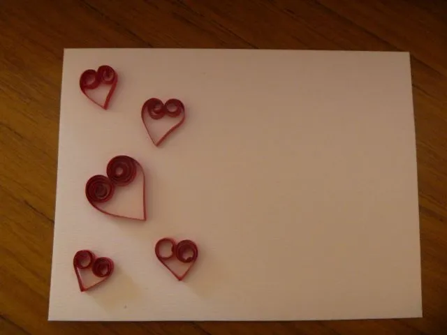 tarjeta corazones abiertos filigrana de papel | objetos filigrana ... tarjeta corazones abiertos filigrana de papel | objetos filigrana ...