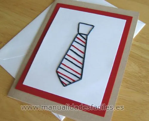 Tarjeta corbata para el dia del padre | Manualidades faciles Tarjeta corbata para el dia del padre | Manualidades faciles