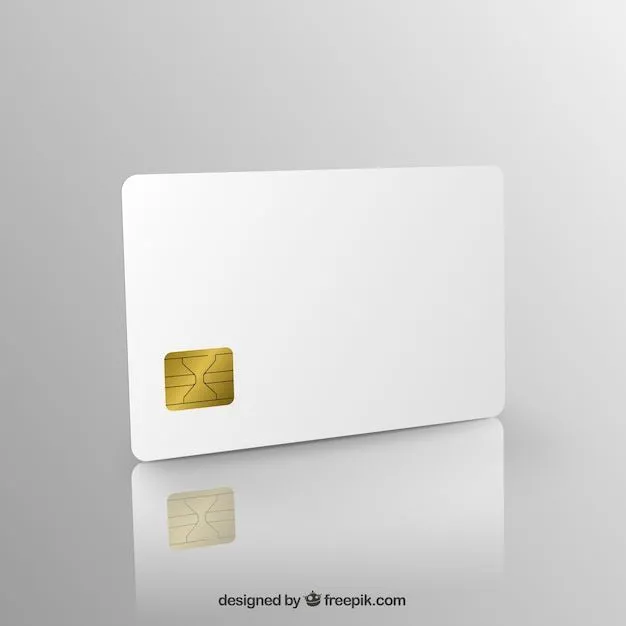 Tarjeta de crédito en blanco | Descargar Vectores gratis