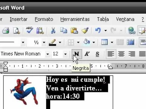 Tarjeta de cumpleaño, presentación, folletos.. en word - YouTube