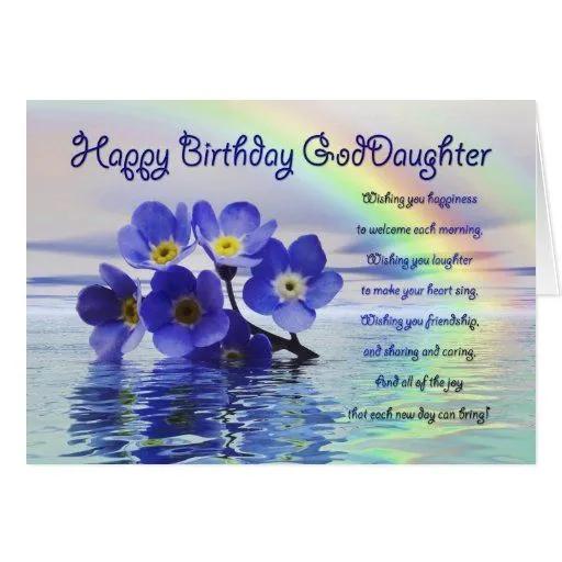 Tarjeta de cumpleaños para la ahijada con nomeolvi | Zazzle Tarjeta de cumpleaños para la ahijada con nomeolvi | Zazzle