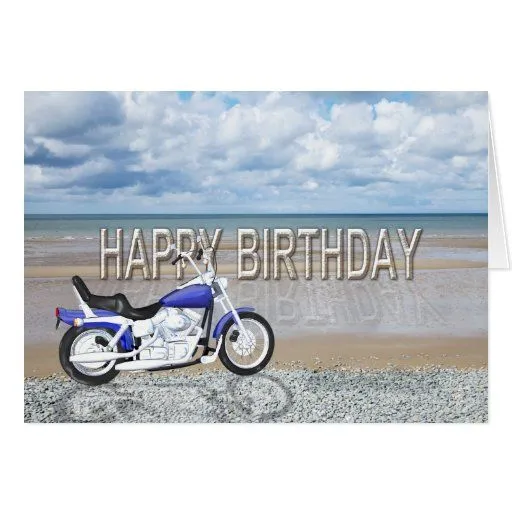 Tarjeta de cumpleaños con una bici del motor | Zazzle Tarjeta de cumpleaños con una bici del motor | Zazzle