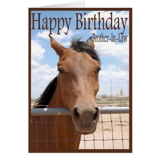 Tarjeta de cumpleaños para el cuñado de Zazzle. Tarjeta de cumpleaños para el cuñado de Zazzle.