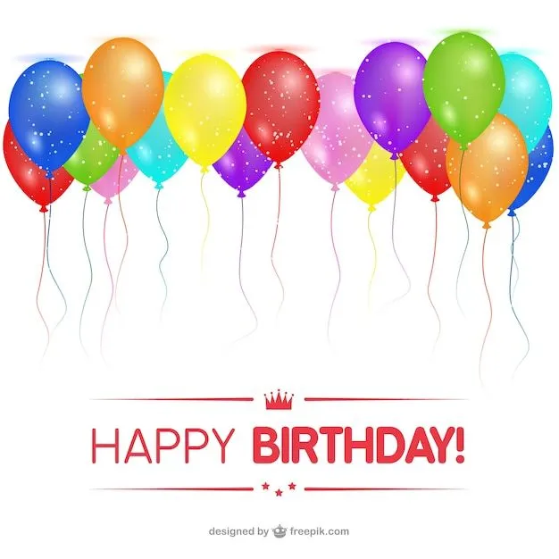 Tarjeta de cumpleaños feliz con los globos | Descargar Vectores gratis Tarjeta de cumpleaños feliz con los globos | Descargar Vectores gratis