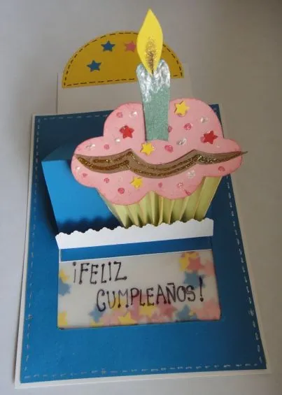 Tarjetas de cumpleaños en foami - Imagui