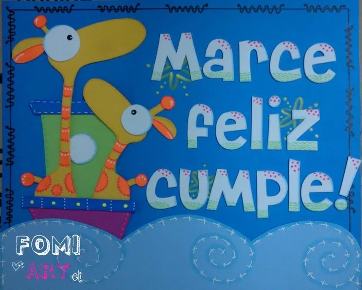 Tarjeta de Cumpleaños!! | Fomi | Pinterest