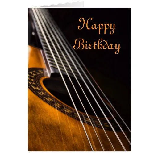 Tarjeta de cumpleaños de la guitarra | Zazzle Tarjeta de cumpleaños de la guitarra | Zazzle