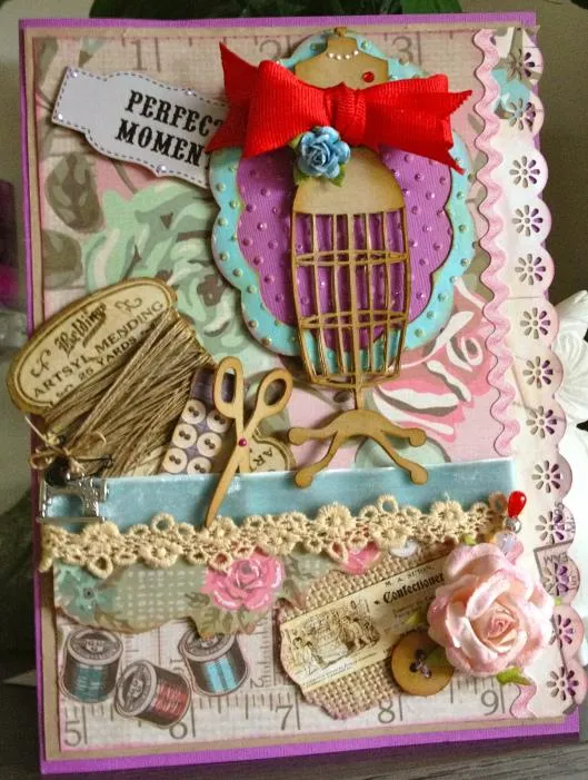 tarjeta de cumpleanos hecha con scrapbooking | facilisimo.com