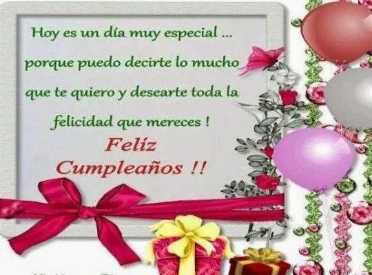 Tarjeta de cumpleaños para una hermana ~ Frases de cumpleaños