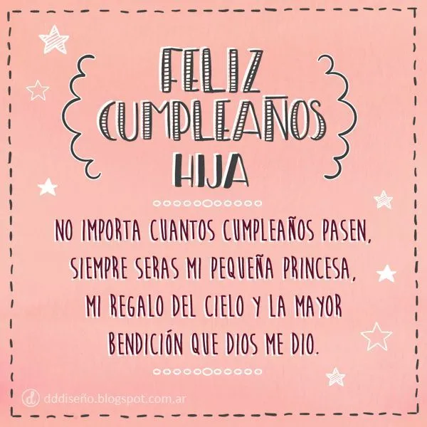 Tarjeta de Cumpleaños para hijas "Mi pequeña princesa #cumpleaños ... Tarjeta de Cumpleaños para hijas "Mi pequeña princesa #cumpleaños ...