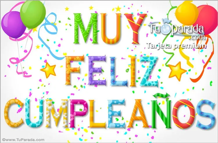 Tarjeta de cumpleaños con letras decoradas, Cumpleaños, tarjetas Tarjeta de cumpleaños con letras decoradas, Cumpleaños, tarjetas