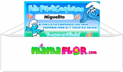 Tarjeta de cumpleaños “Los Pitufos” listo para imprimir ... Tarjeta de cumpleaños “Los Pitufos” listo para imprimir ...