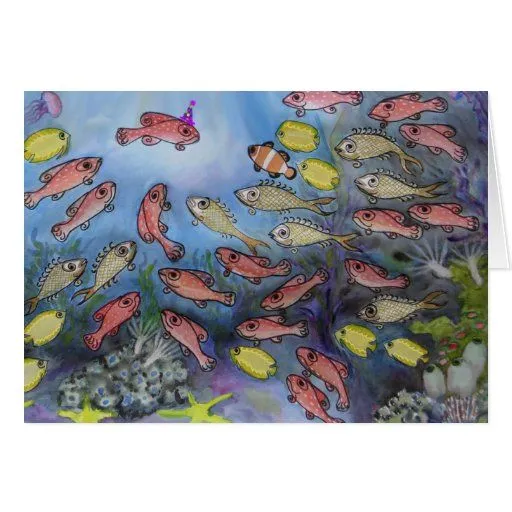 Tarjeta de cumpleaños del paisaje marino de Zazzle. Tarjeta de cumpleaños del paisaje marino de Zazzle.
