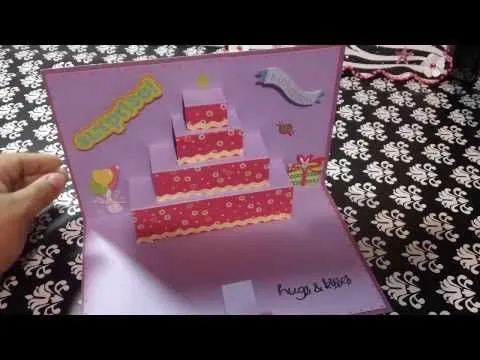 Tarjeta de Cumpleaños Pastel POP UP ORIGINAL - YouTube Tarjeta de Cumpleaños Pastel POP UP ORIGINAL - YouTube