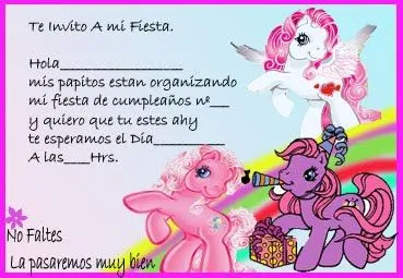 Tarjeta de Cumpleaños Pequeño Pony. | Tarjetas de cumpleaños para ... Tarjeta de Cumpleaños Pequeño Pony. | Tarjetas de cumpleaños para ...