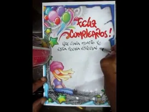 Tarjeta de cumpleaños personalizada - YouTube