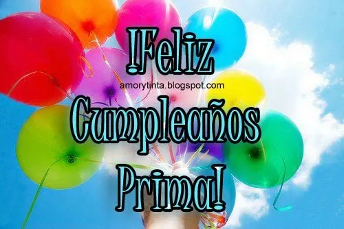 Tarjeta de cumpleaños para primas - Imagui