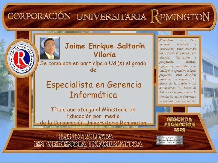 Tarjeta de participación