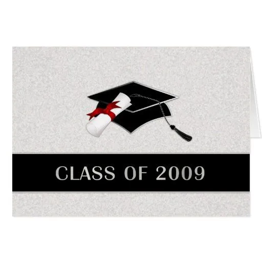 Tarjeta elegante de la graduación - invitaciones | Zazzle