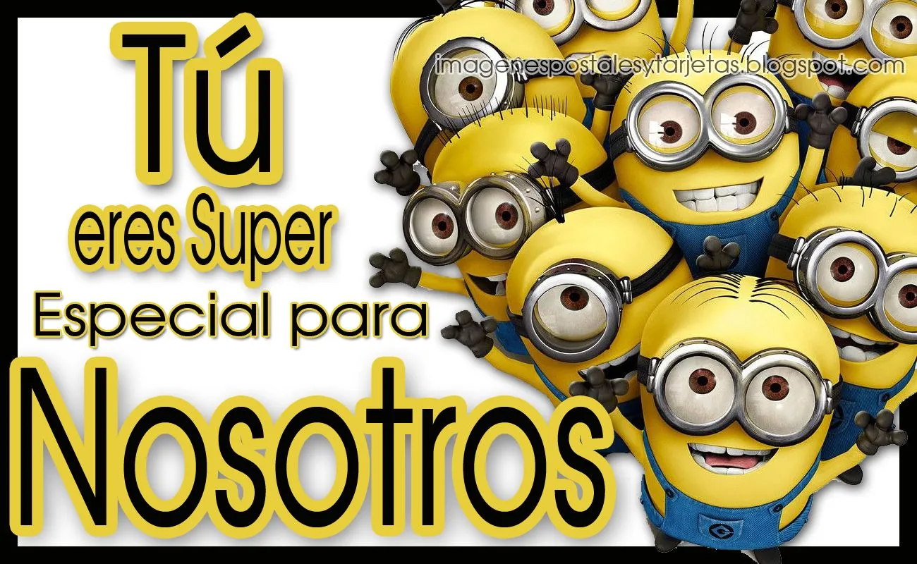 Tarjeta para facebook de Minions ~ Tarjetitas Para Facebook