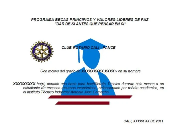 Tarjeta felicitacion grado universitario - Imagui