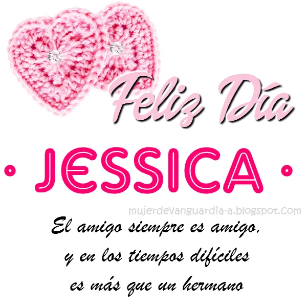 Tarjeta de Feliz Día Amiga Con Nombre de mujer LETRAS J * K * L ...