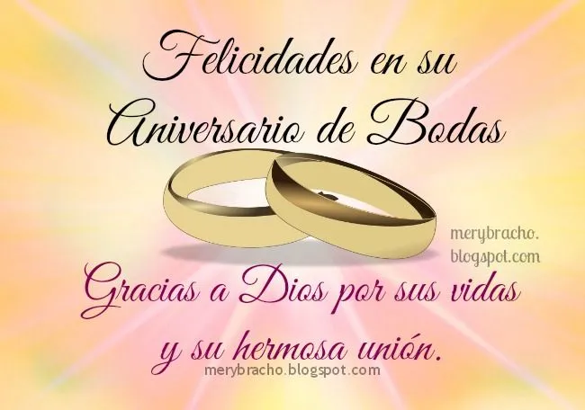 Tarjeta Feliz Aniversario de Bodas | Entre Poemas y Vivencias