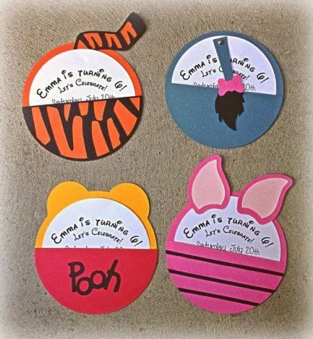 Tarjeta con globo | Tarjetas de Cumpleaños Winnie the Pooh ...