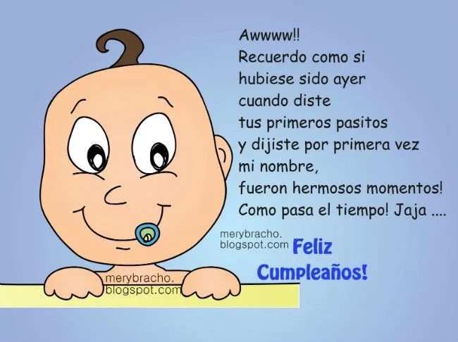 Tarjeta Graciosa para felicitar cumpleaños | Entre Poemas y Vivencias