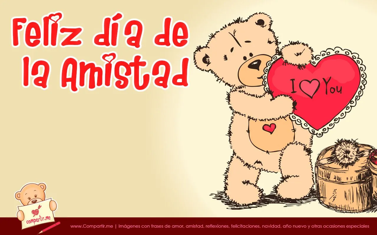 Compartir.me: Tarjeta para Imprimir por el Día de la Amistad - 14 ...