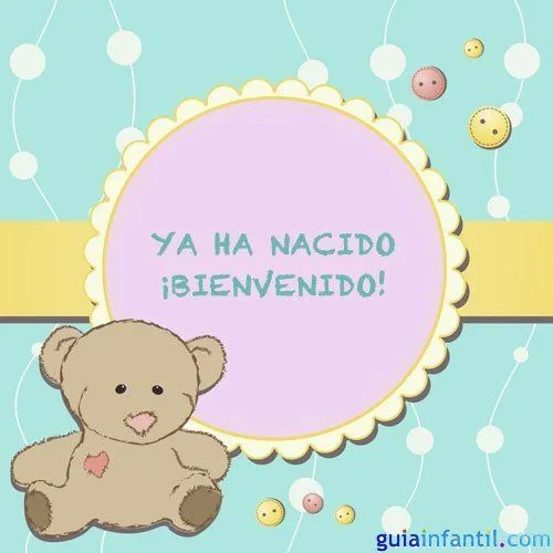 Tarjeta infantil para celebrar un nacimiento - Tarjetas para ...