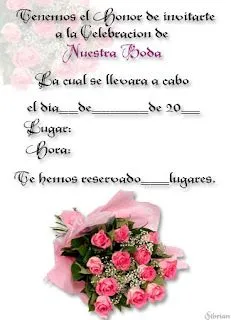 Tarjeta de Invitación para Bodas | Dibujos infantiles, imagenes ... Tarjeta de Invitación para Bodas | Dibujos infantiles, imagenes ...