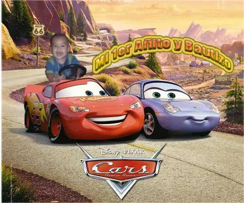 tarjeta de invitación cars