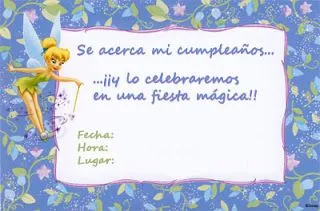 Invitaciónes de cumpleaños para imprimir de Tinkerbell - Imagui Invitaciónes de cumpleaños para imprimir de Tinkerbell - Imagui