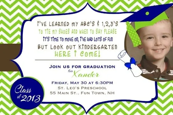 Tarjeta invitación graduación preescolar - Imagui Tarjeta invitación graduación preescolar - Imagui
