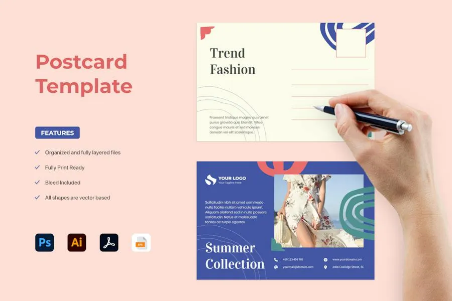 Tarjeta de invitación, Plantillas de gráficos - Envato Elements