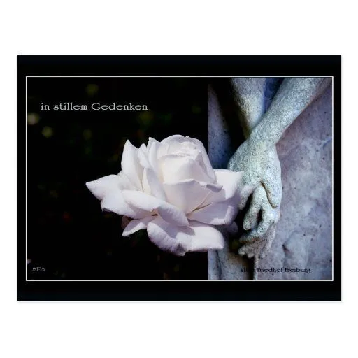Tarjeta de luto tarjeta postal | Zazzle